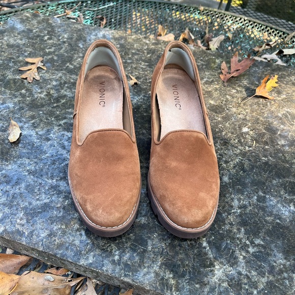 Vionic Shoes - Vionic Wedges Suede Slip-On Size 6